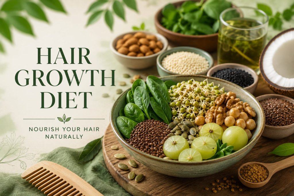 Hair Growth Diet: 5 Ayurvedic Foods for Healthy Hair Growth | Fimora